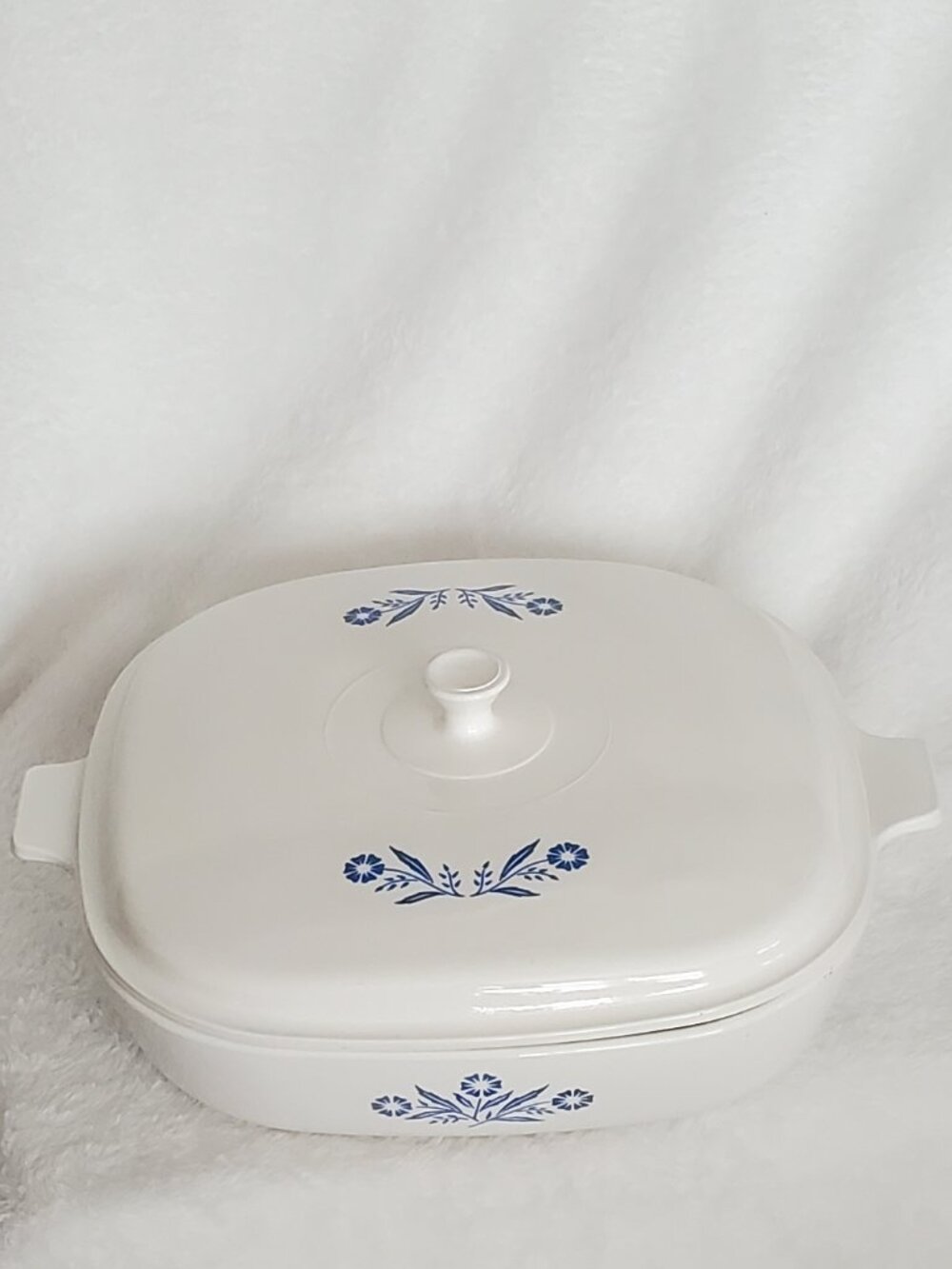Blue Cornflower 10 In. P-10-B Casserole Dish w/Blue Cornflower Lid EUC!